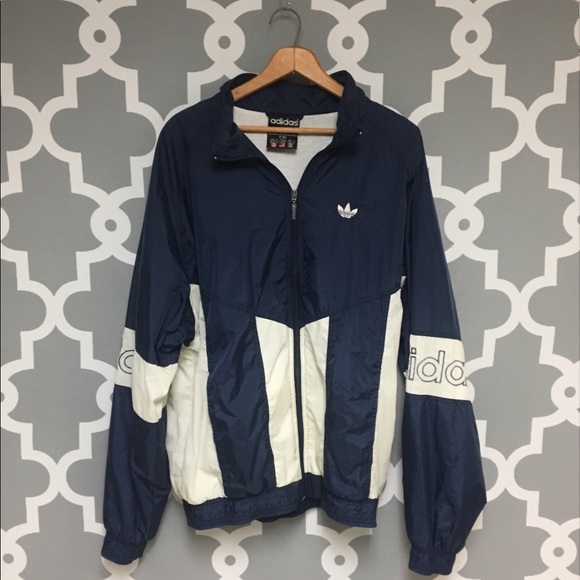 adidas Other - Vintage 90s adidas Trefoil Windbreaker Jacket 10:F